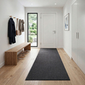 Wash&Clean smudsmåtte sort 90 x 250 cm